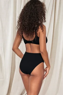 Pacifica Black Astrid High Waist Bottom