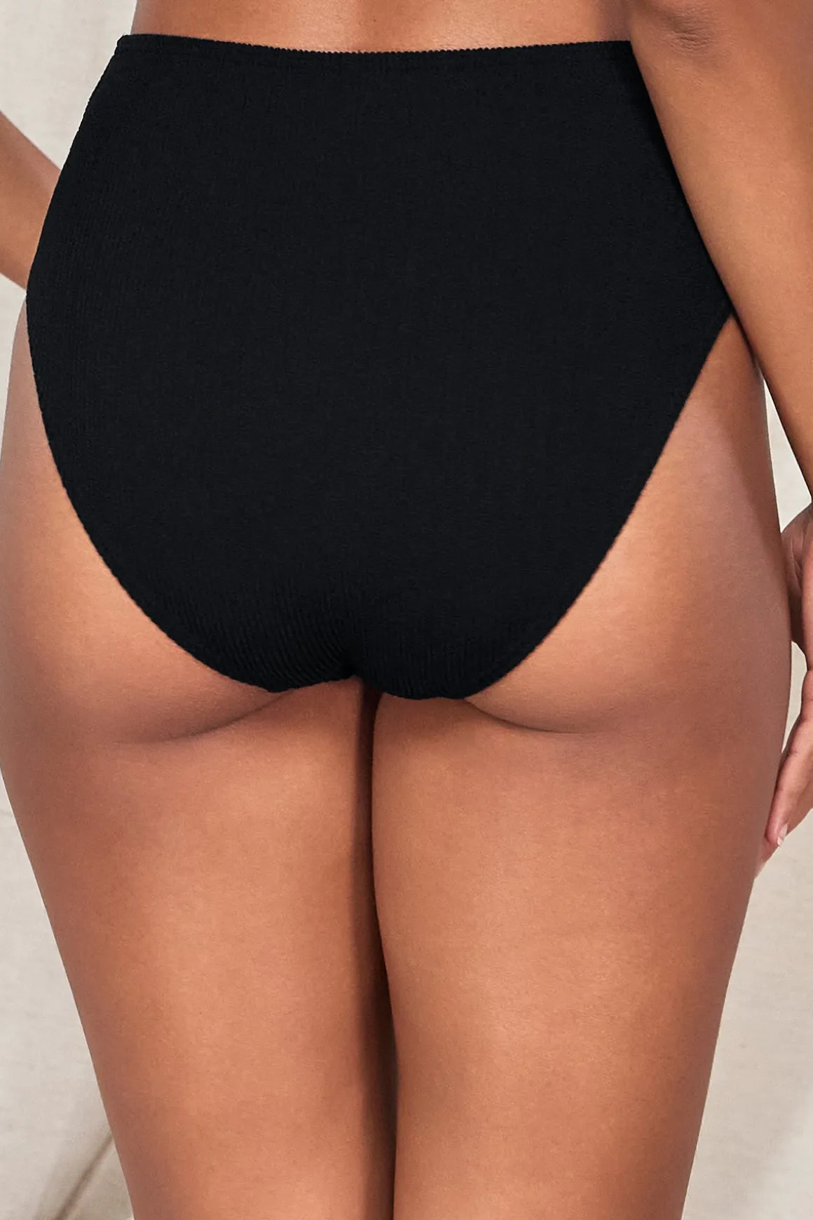 Pacifica Black Astrid High Waist Bottom