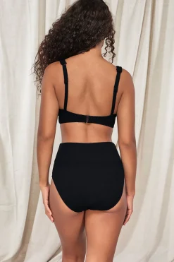 Pacifica Black Hannah High Waist Bottom
