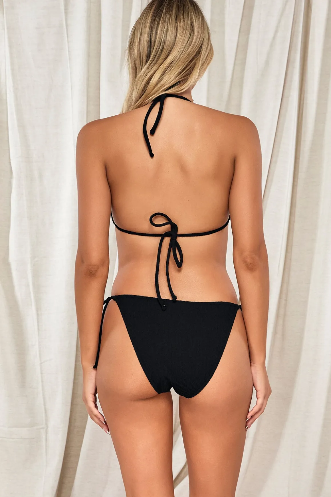Pacifica Black Tiana Triangle Top