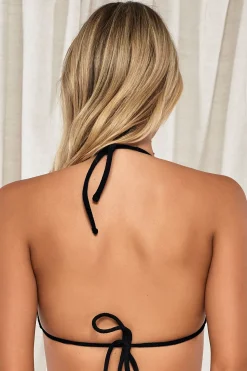 Pacifica Black Tiana Triangle Top