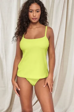 Pacifica Bright Pear Coralie Tankini Top
