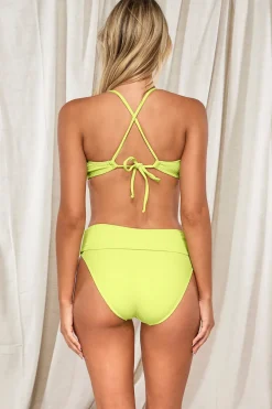 Pacifica Bright Pear Hannah High Waist Bottom