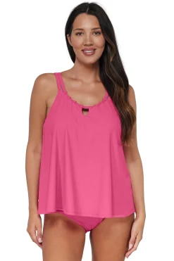Pacifica Dragon Fruit Sadie Tankini Top