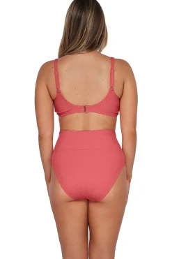 Pacifica Hibiscus Tea Hannah High Waist Bottom