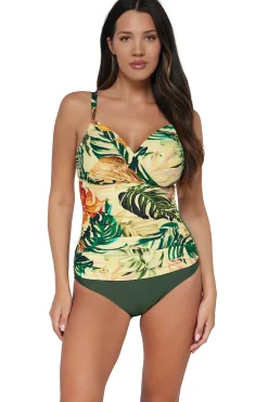 Sunsets Amber Oasis Serena Tankini Top