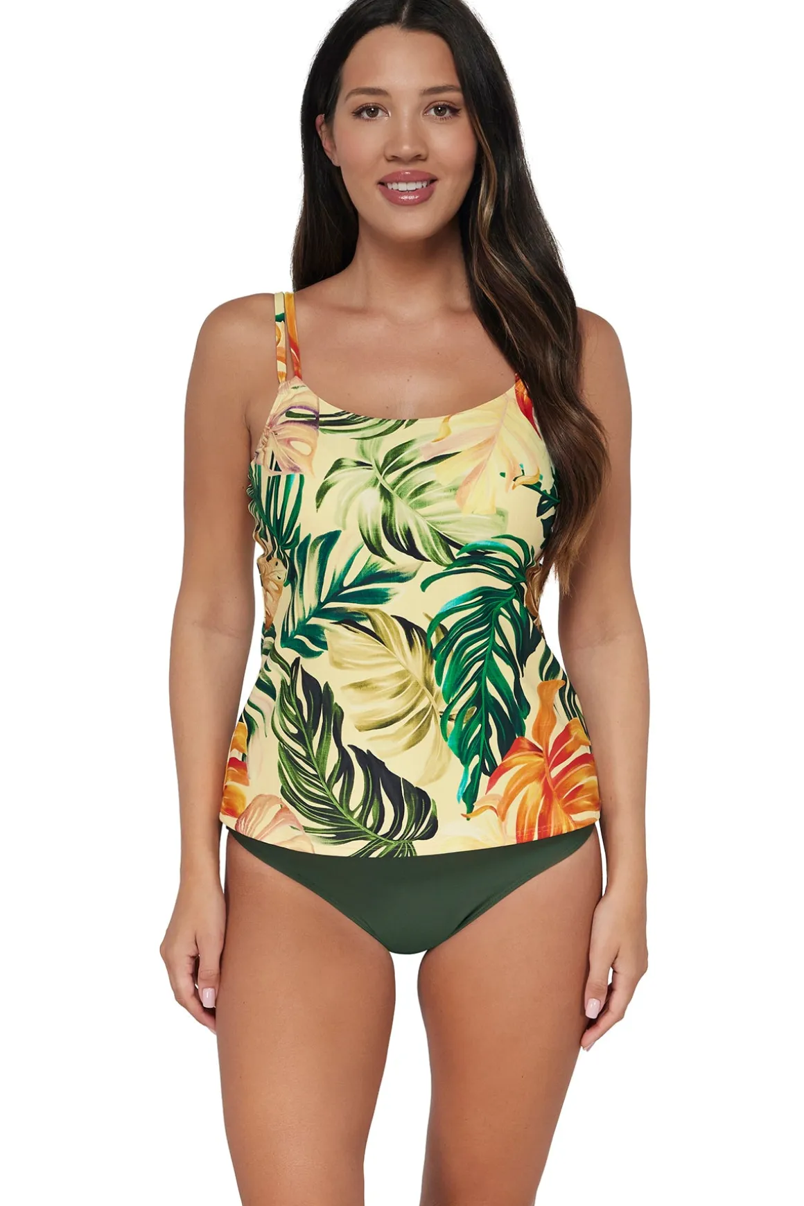 Sunsets Amber Oasis Taylor Tankini Top