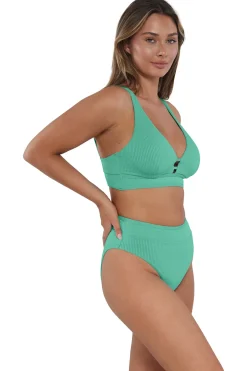 Sunsets Aqua Mist Sandbar Rib Danica Top