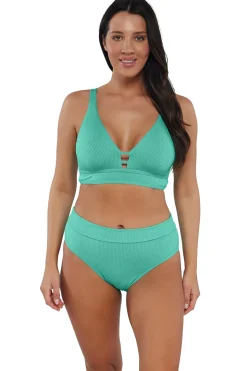 Sunsets Aqua Mist Sandbar Rib Danica Top