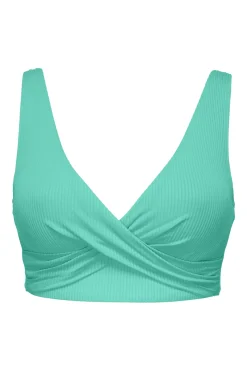 Sunsets Aqua Mist Sandbar Rib Elsie Top
