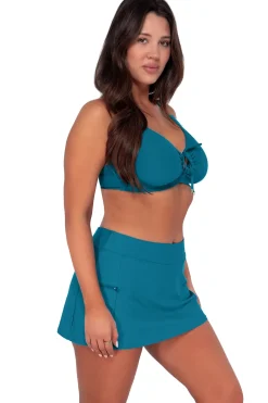 Sunsets Avalon Teal Kauai Keyhole Top