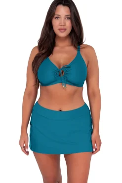 Sunsets Avalon Teal Kauai Keyhole Top