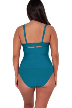 Sunsets Avalon Teal Serena Tankini Top