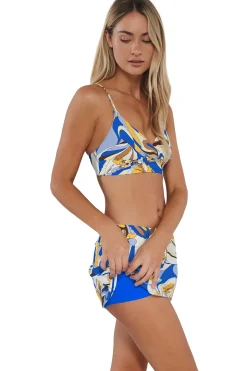Sunsets Bali Bungalow Sporty Swim Skirt