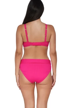 Sunsets Begonia Sandbar Rib Capri High Waist Bottom