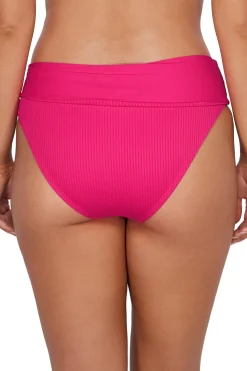 Sunsets Begonia Sandbar Rib Capri High Waist Bottom