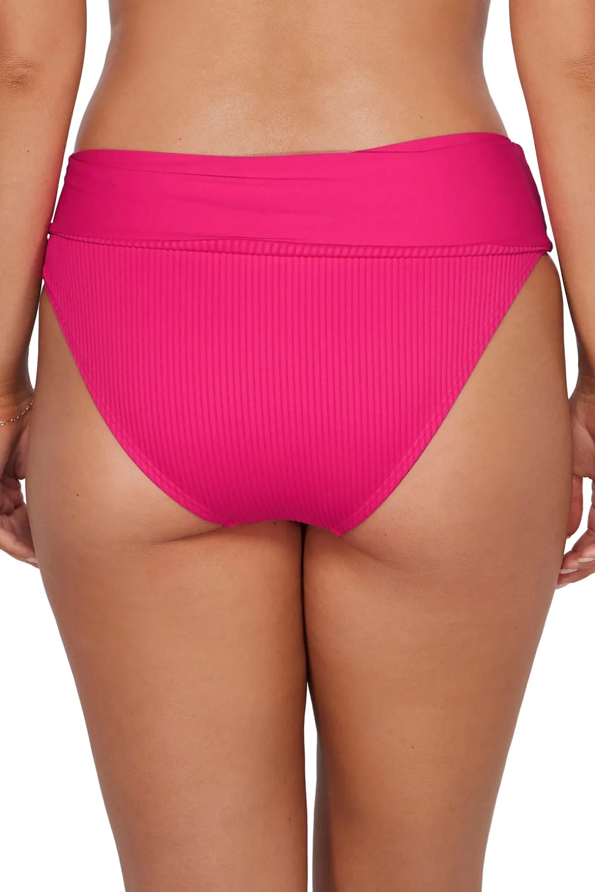 Sunsets Begonia Sandbar Rib Capri High Waist Bottom