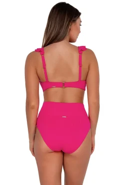 Sunsets Begonia Sandbar Rib Hannah High Waist Bottom