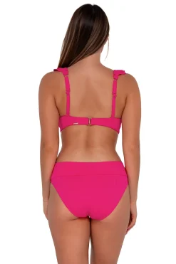 Sunsets Begonia Sandbar Rib Hannah High Waist Bottom