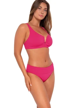 Sunsets Begonia Sandbar Rib Vienna V-Wire Top