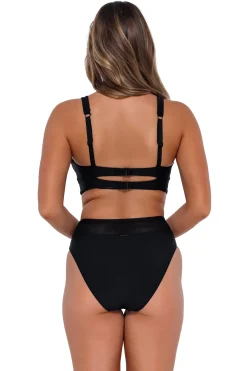 Sunsets Black Annie High Waist Bottom