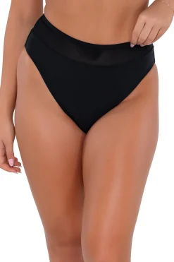Sunsets Black Annie High Waist Bottom