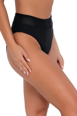 Sunsets Black Annie High Waist Bottom