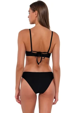 Sunsets Black Brooke U-Wire Top