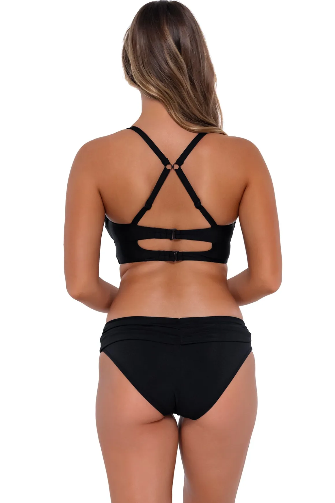 Sunsets Black Colette Bralette Top