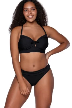 Sunsets Black Colette Bralette Top