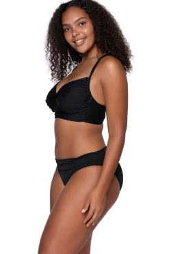 Sunsets Black Colette Bralette Top