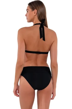 Sunsets Black Faith Halter Top