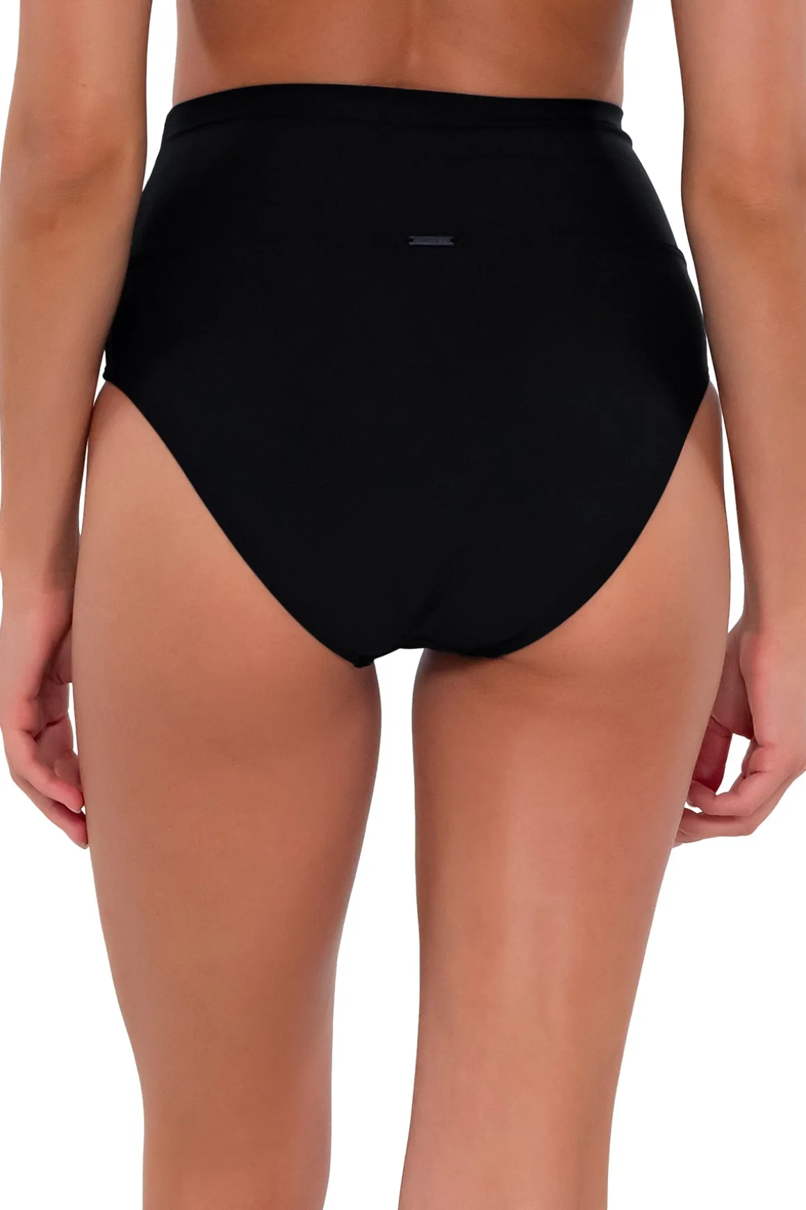 Sunsets Black Hannah High Waist Bottom