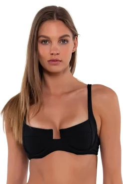 Sunsets Black Juliette Underwire Top