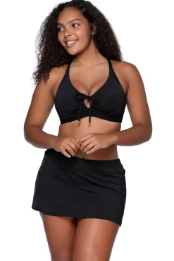 Sunsets Black Kauai Keyhole Top