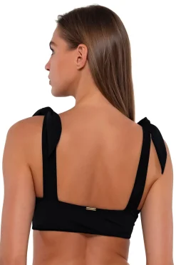Sunsets Black Lily Top
