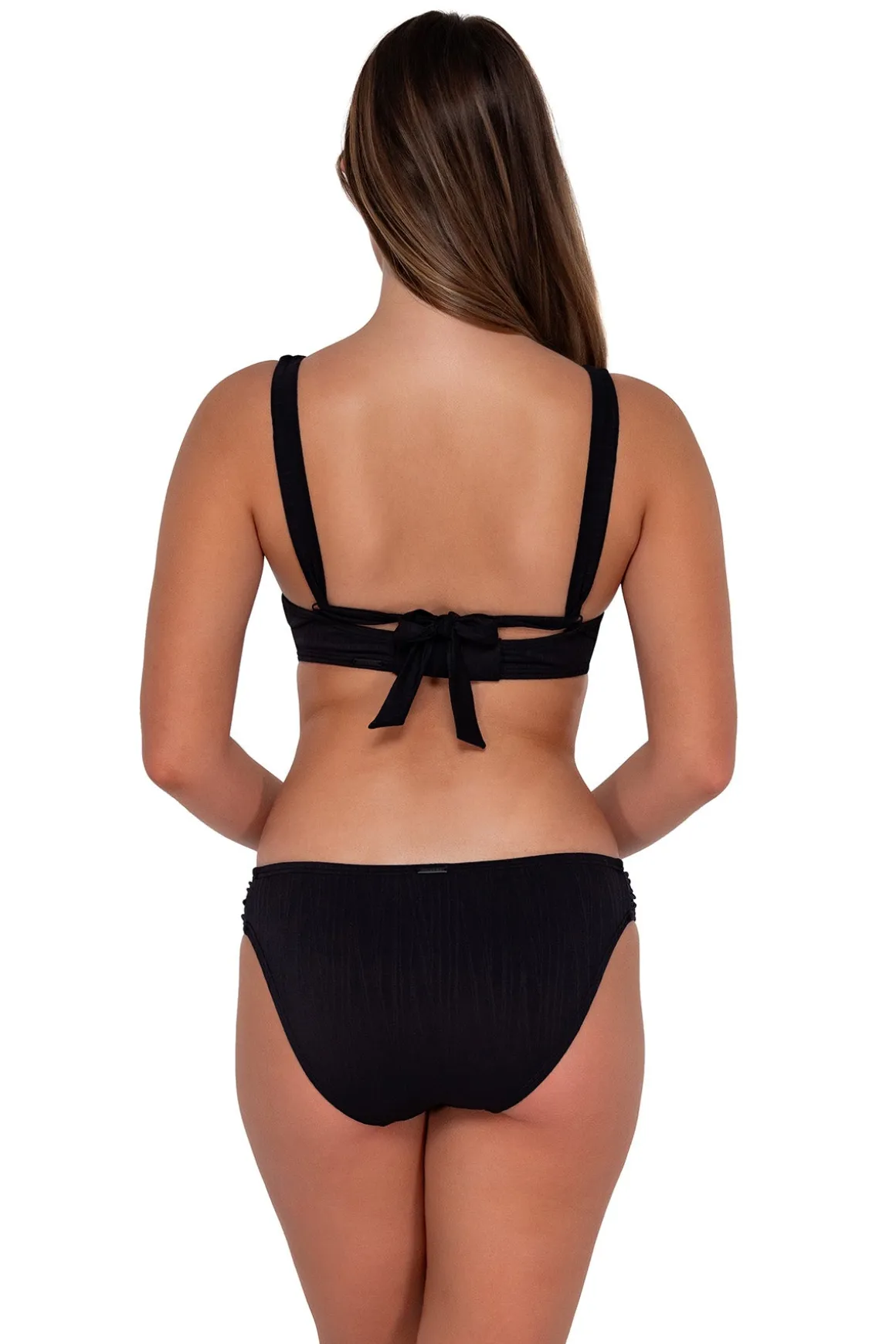 Sunsets Black Seagrass Texture Audra Hipster Bottom