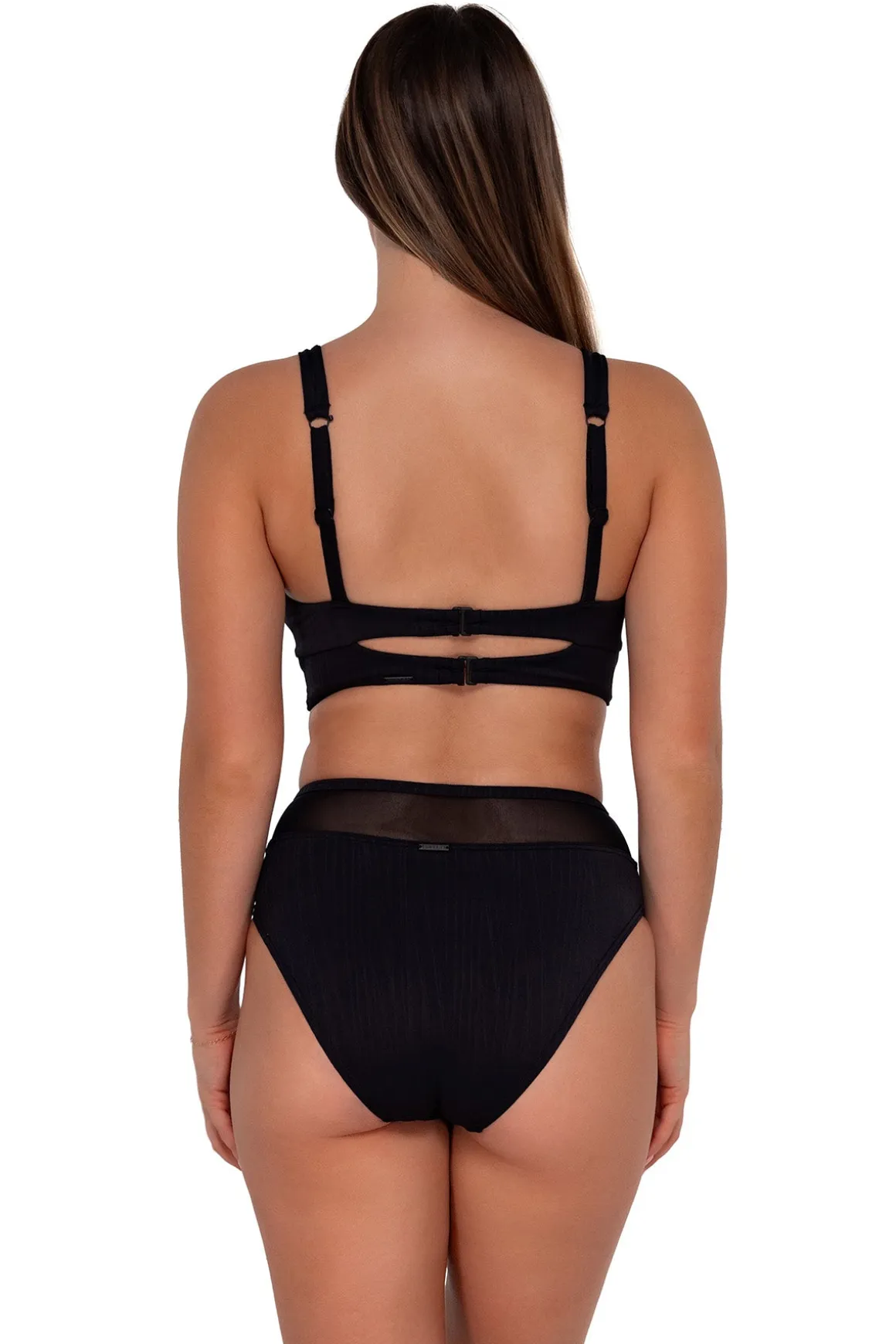Sunsets Black Seagrass Texture Danica Top