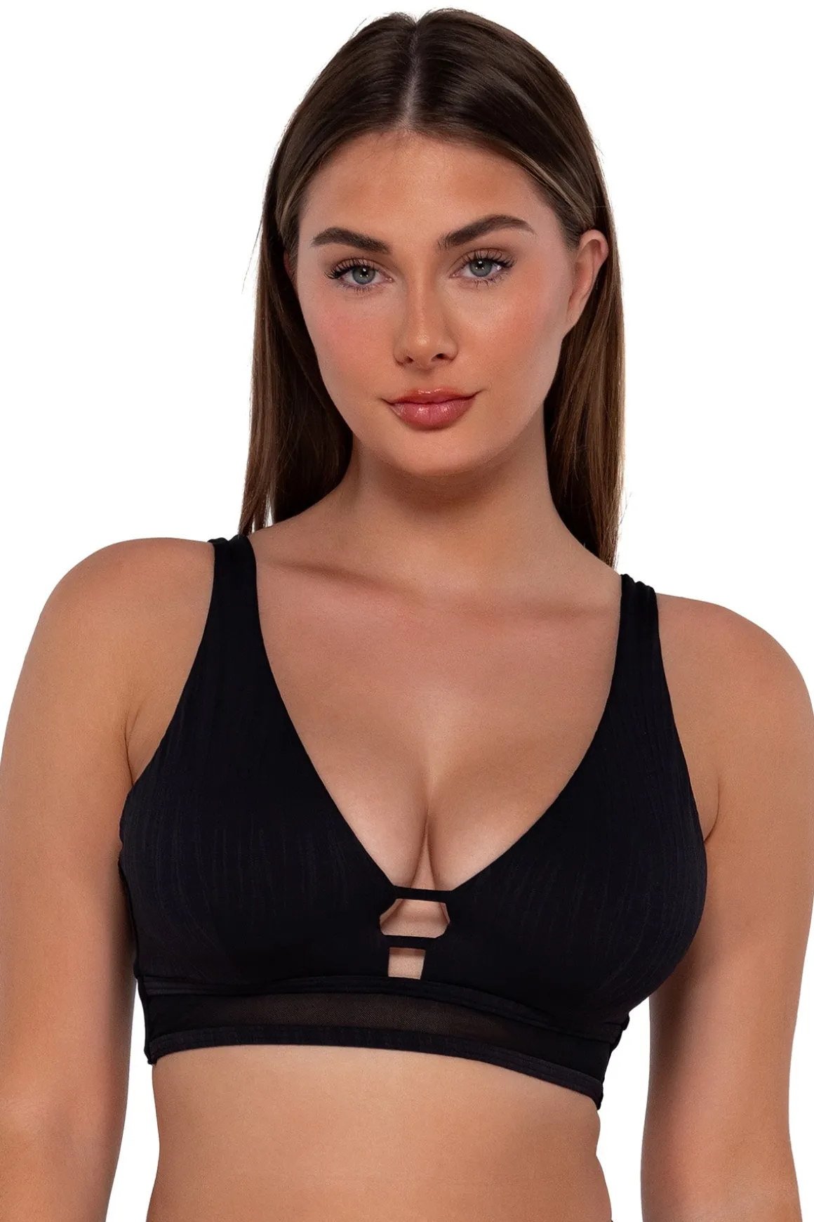 Sunsets Black Seagrass Texture Danica Top