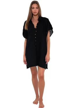 Sunsets Black Shore Thing Tunic