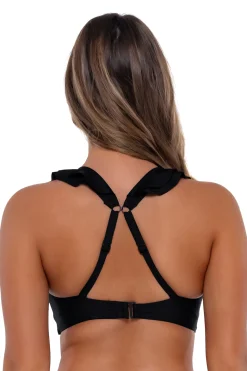 Sunsets Black Willa Wireless Top