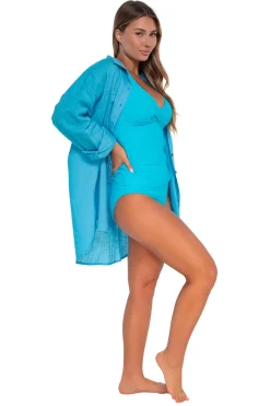Sunsets Blue Bliss Delilah Shirt