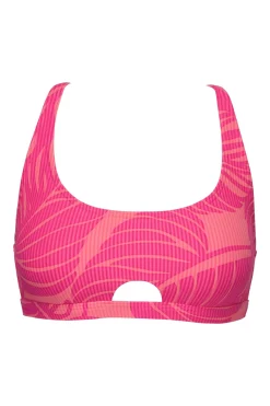 Sunsets Blushing Palms Sandbar Rib Brandi Bralette Top