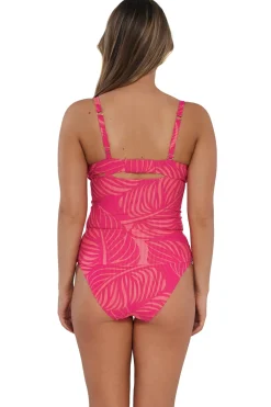 Sunsets Blushing Palms Sandbar Rib Serena Tankini Top