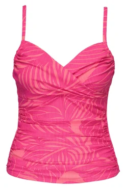 Sunsets Blushing Palms Sandbar Rib Simone Tankini Top