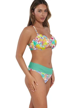 Sunsets Botanical Bliss Sandbar Rib Crossroads Underwire Top