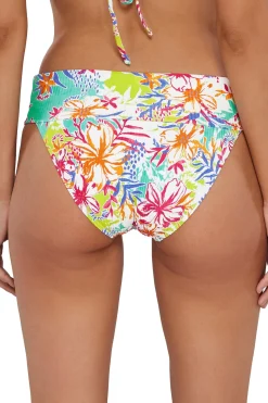 Sunsets Botanical Bliss Sandbar Rib Hannah High Waist Bottom