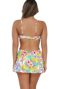Sunsets Botanical Bliss Sandbar Rib Sporty Swim Skirt
