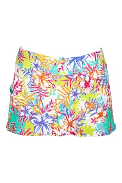 Sunsets Botanical Bliss Sandbar Rib Sporty Swim Skirt