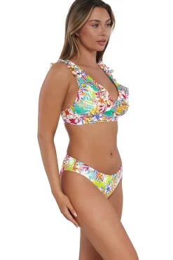 Sunsets Botanical Bliss Sandbar Rib Willa Wireless Top